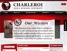 Tablet Screenshot of charleroisd.org